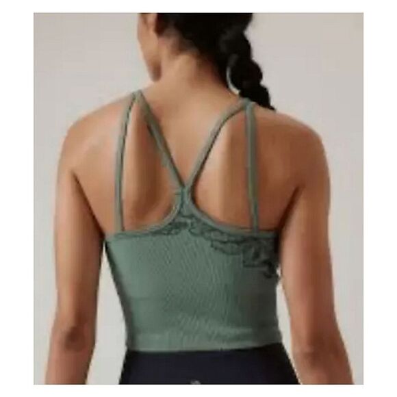 Athleta Aura Seamless High Neck Tank size M - Picture 2 of 6